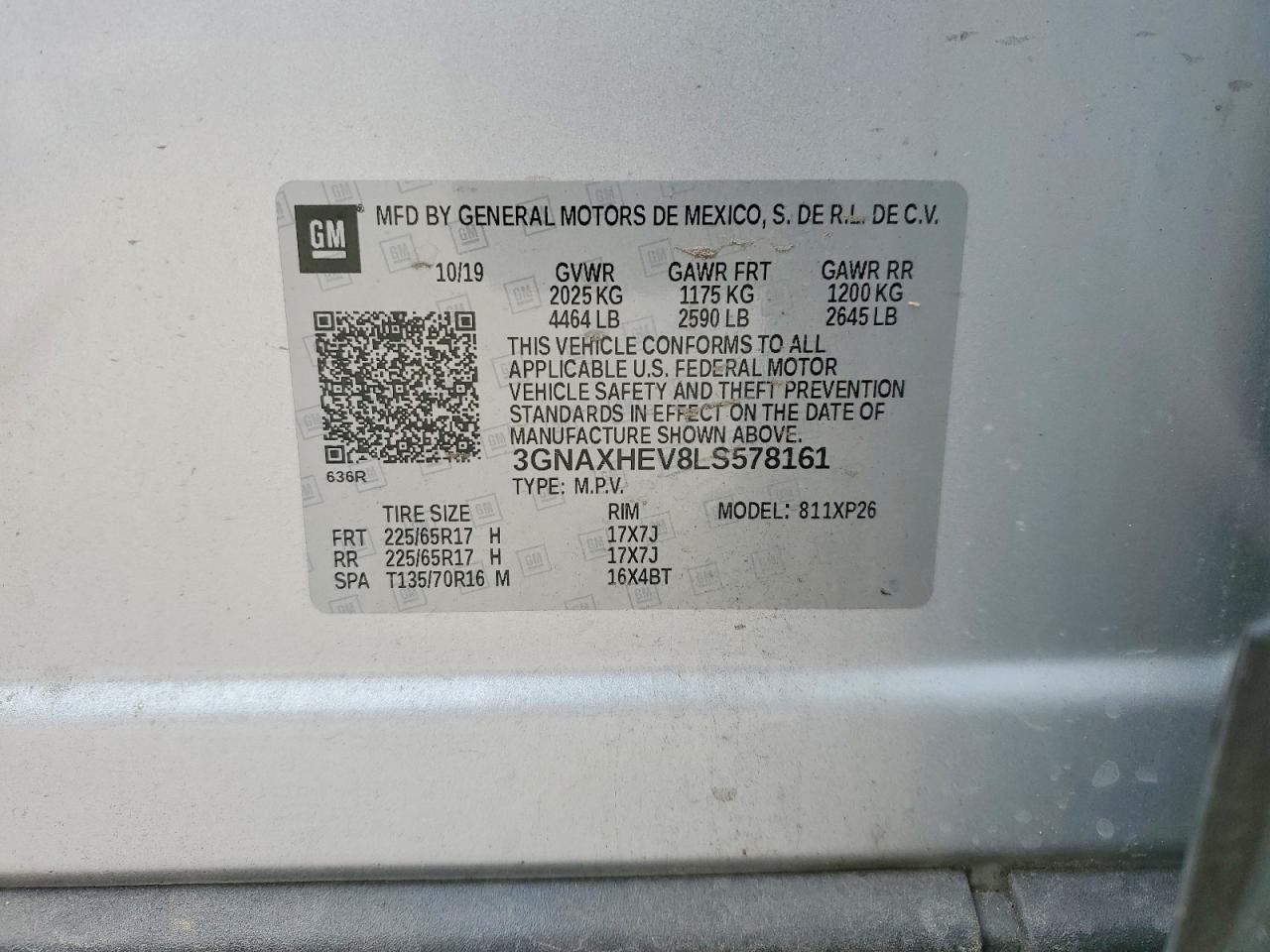 2020 CHEVROLET EQUINOX LS photo 40