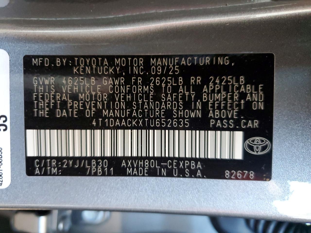 2026 TOYOTA CAMRY XSE photo 34