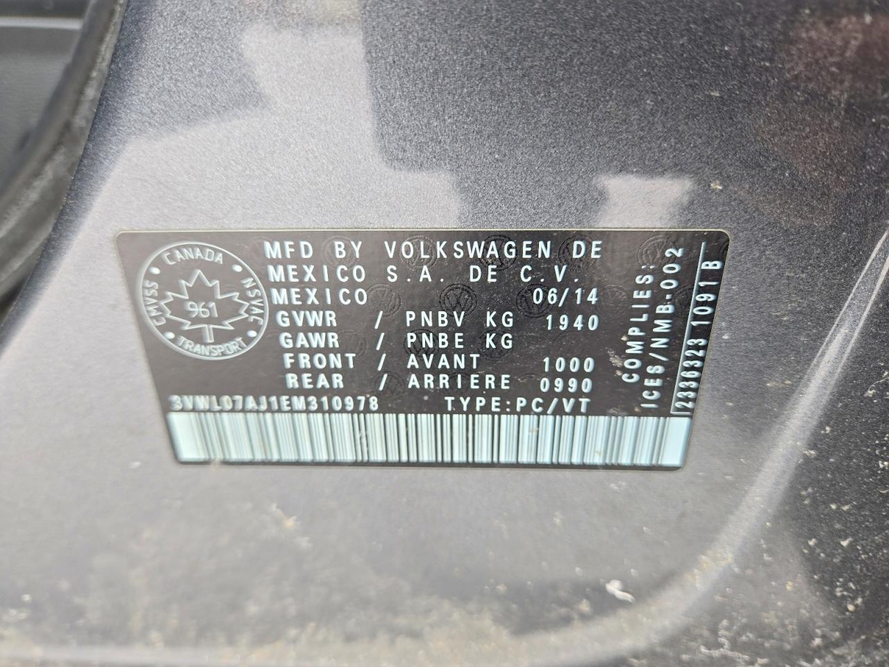 2014 VOLKSWAGEN JETTA SEL photo 12