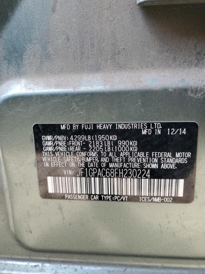 2015 SUBARU IMPREZA PREMIUM photo 13