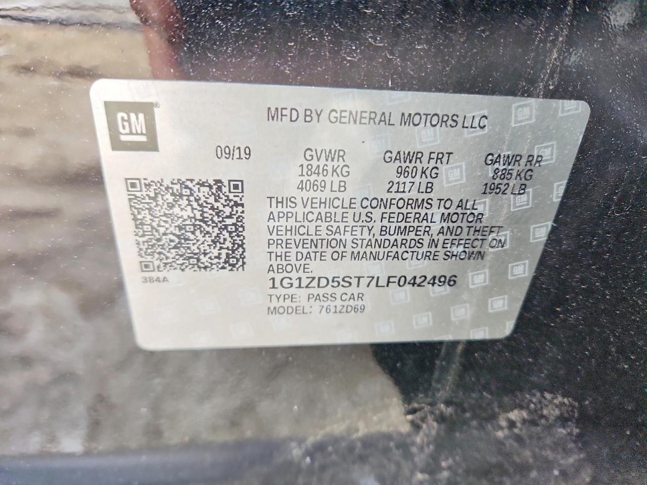 2020 CHEVROLET MALIBU LT photo 37