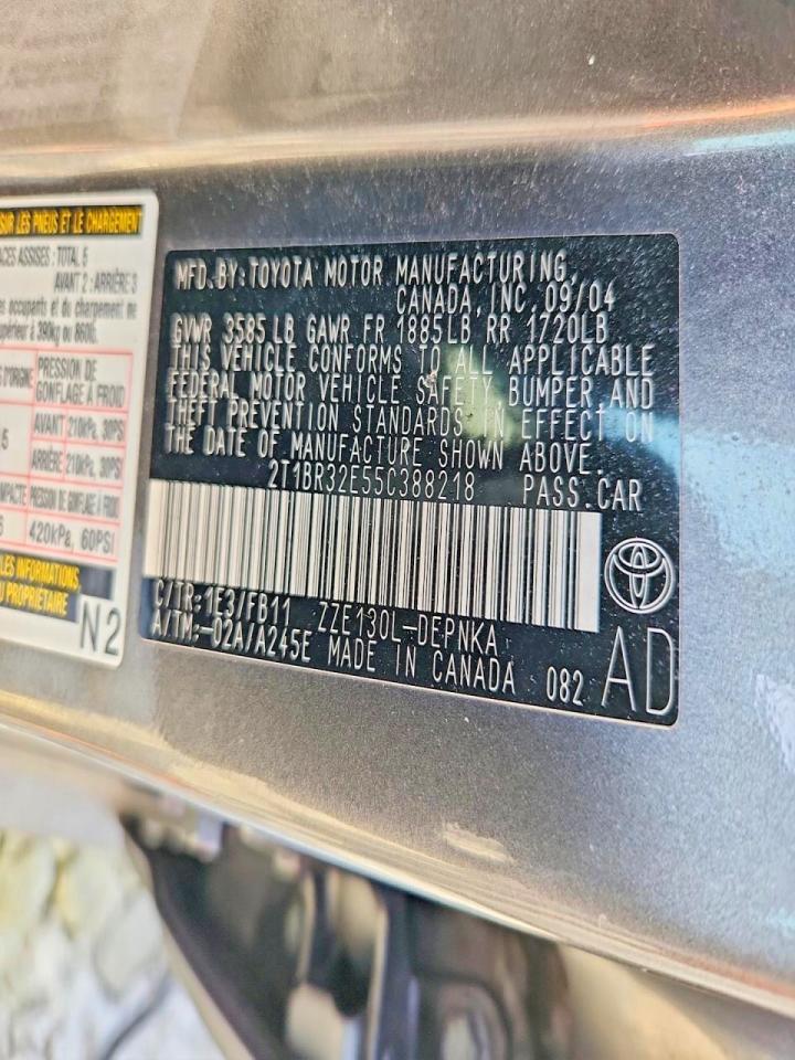 2005 TOYOTA COROLLA CE photo 23