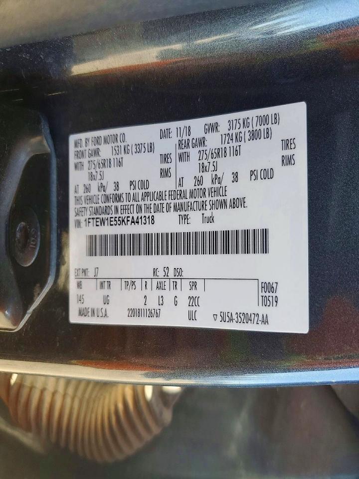 2019 FORD F150 SUPERCREW photo 25
