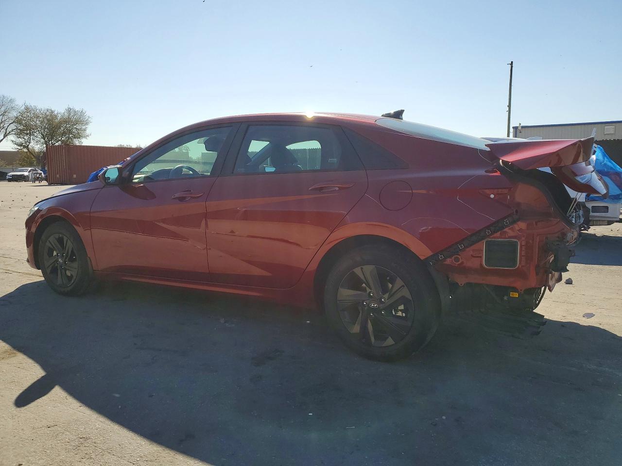 2023 HYUNDAI ELANTRA BLUE photo 3
