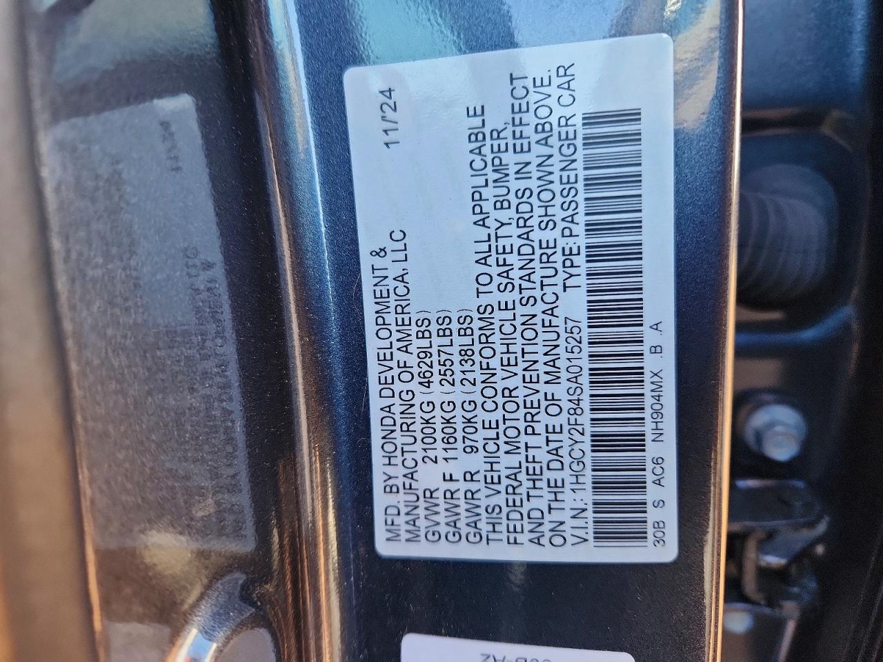 2025 HONDA ACCORD TOURING HYBRID photo 12