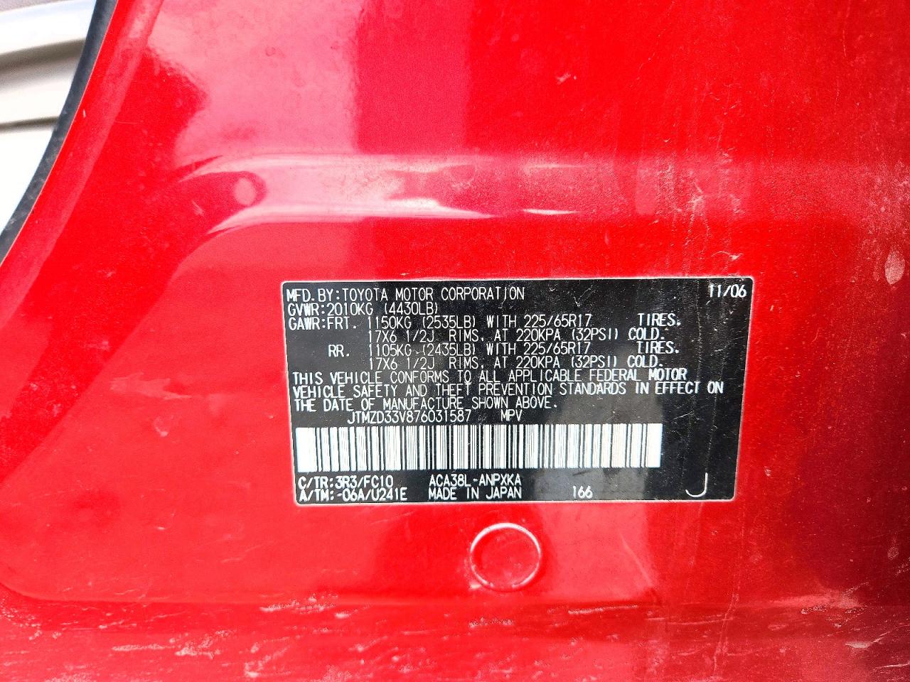 2007 TOYOTA RAV4 photo 37