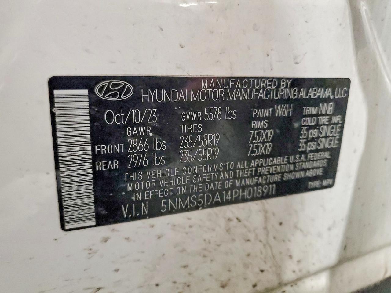 2023 HYUNDAI SANTA FE LIMITED photo 25