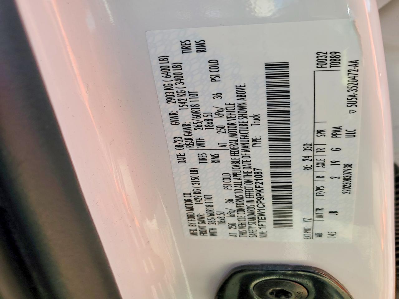 2023 FORD F150 SUPERCREW photo 13
