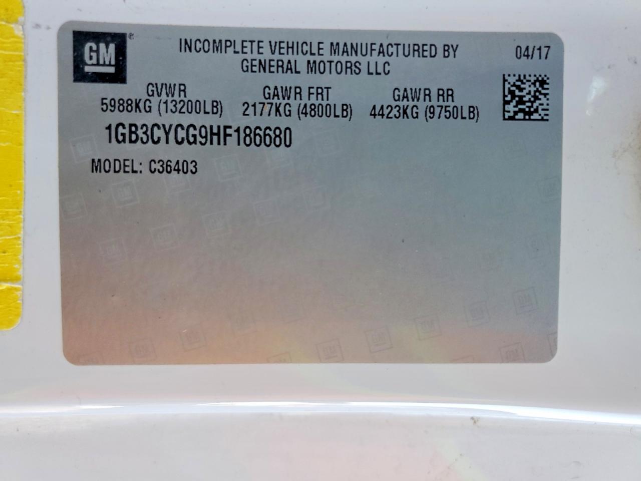 2017 CHEVROLET SILVERADO C3500 photo 12