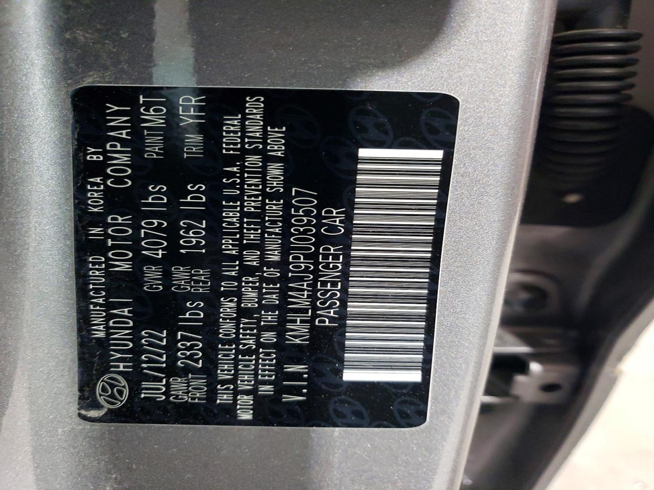2023 HYUNDAI ELANTRA BLUE photo 34