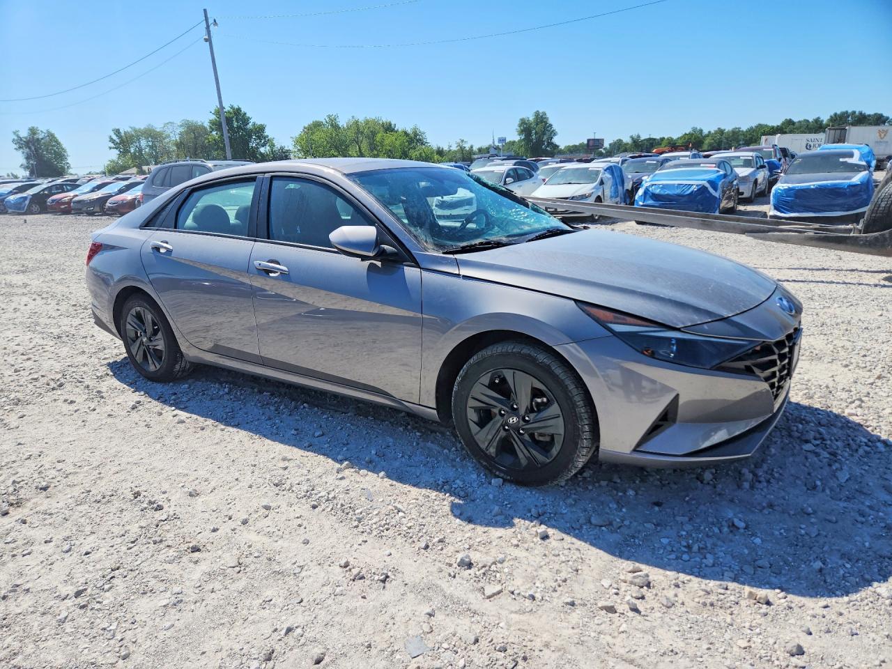 2023 HYUNDAI ELANTRA BLUE photo 10