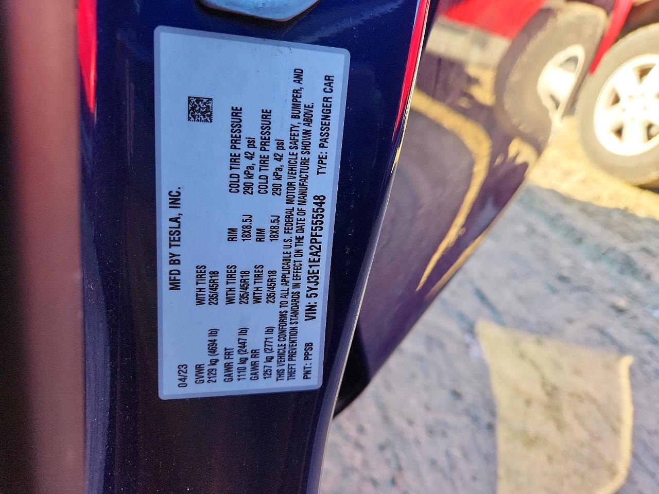 2023 TESLA MODEL 3 photo 23