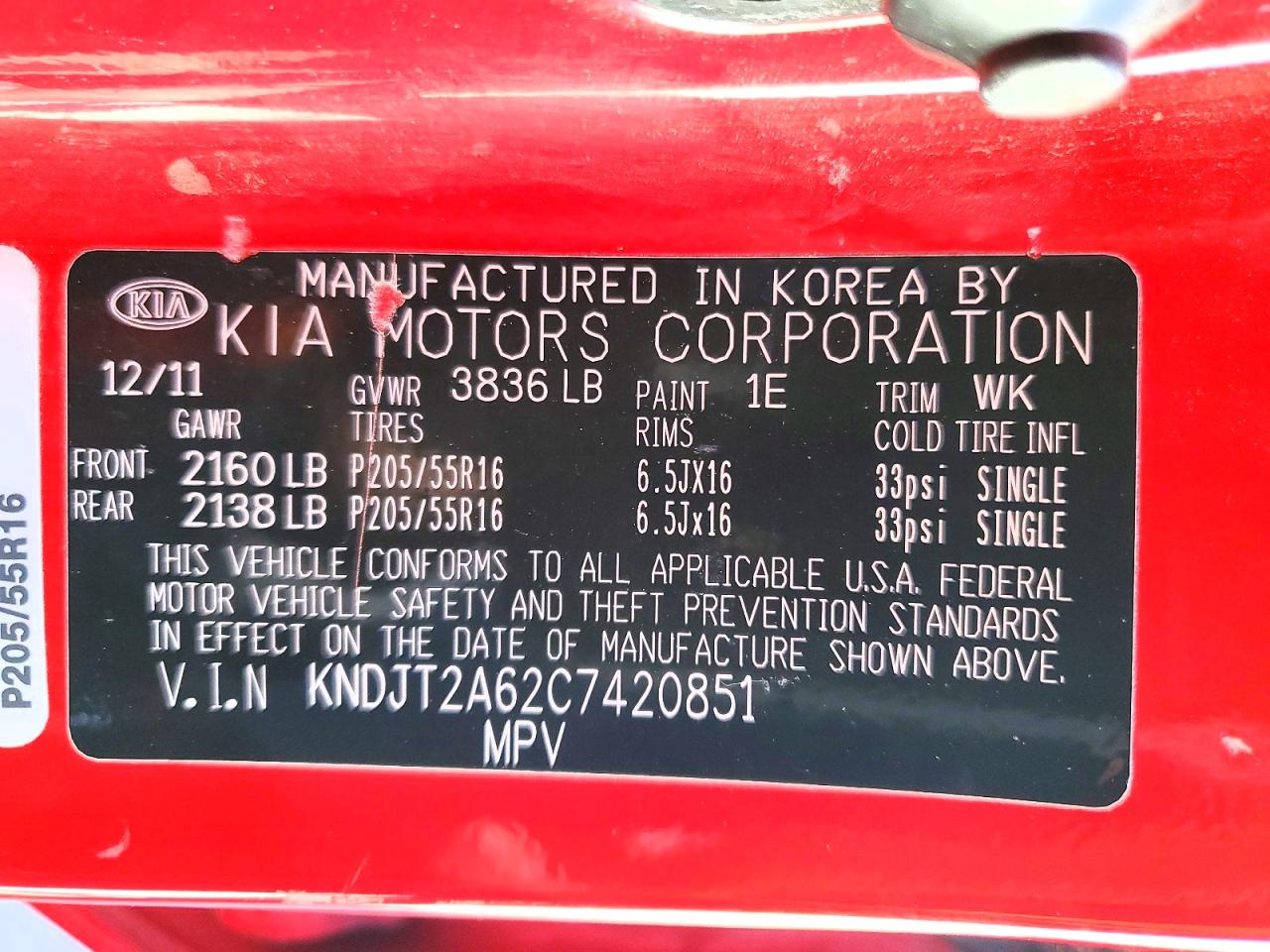 2012 KIA SOUL + photo 12