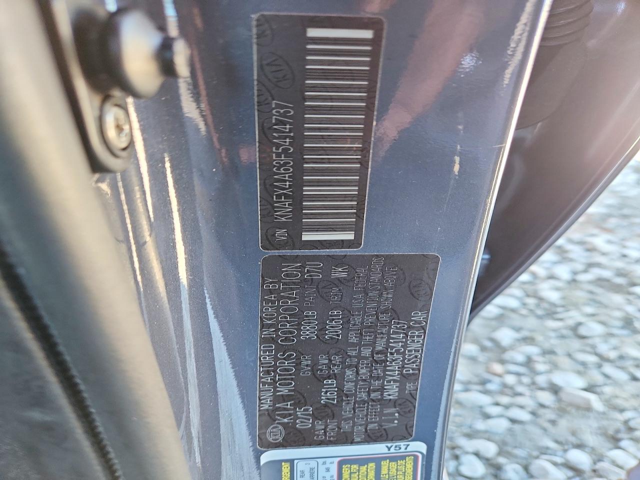2015 KIA FORTE LX photo 37