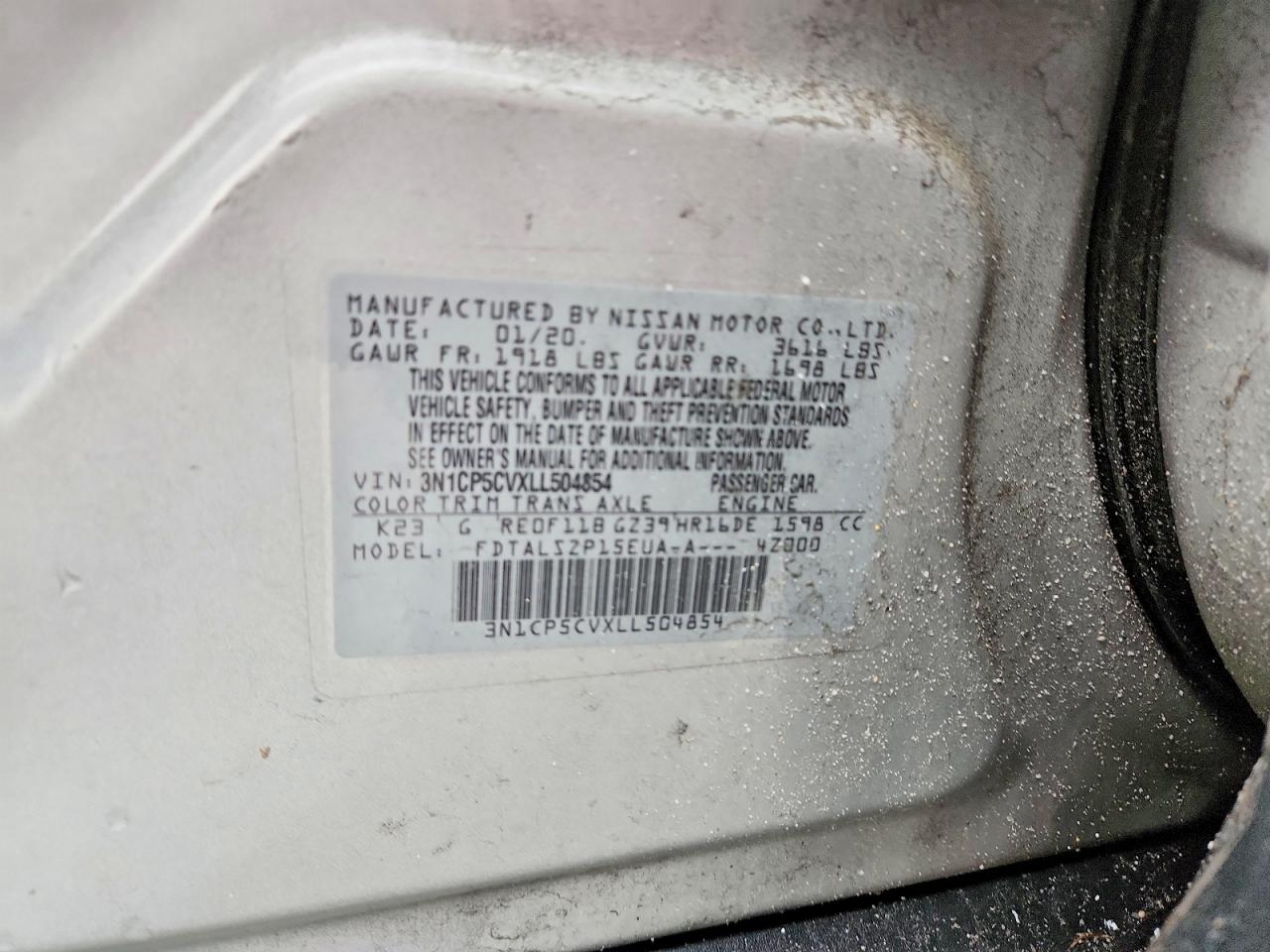 2020 NISSAN KICKS SV photo 23