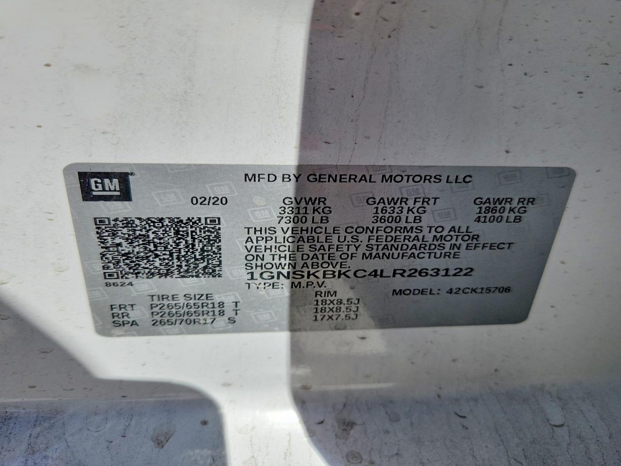 2020 CHEVROLET TAHOE K1500 LT photo 27