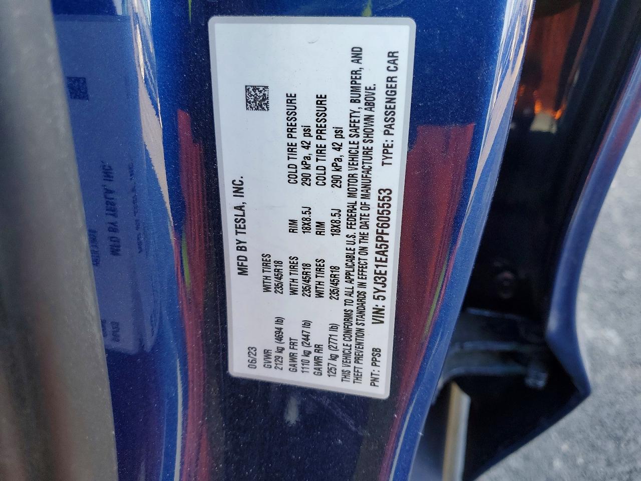 2023 TESLA MODEL 3 photo 37