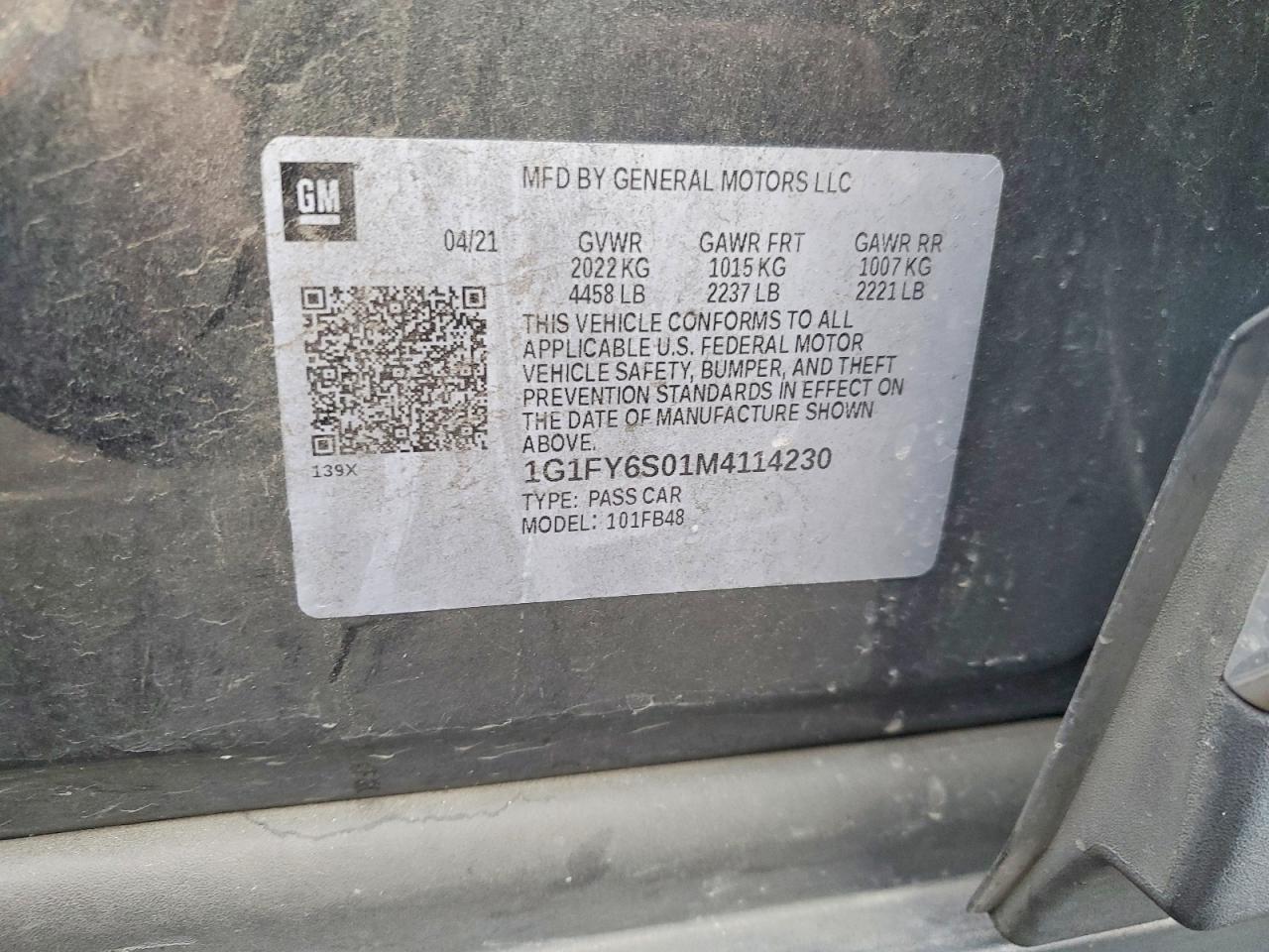 2021 CHEVROLET BOLT EV LT photo 27