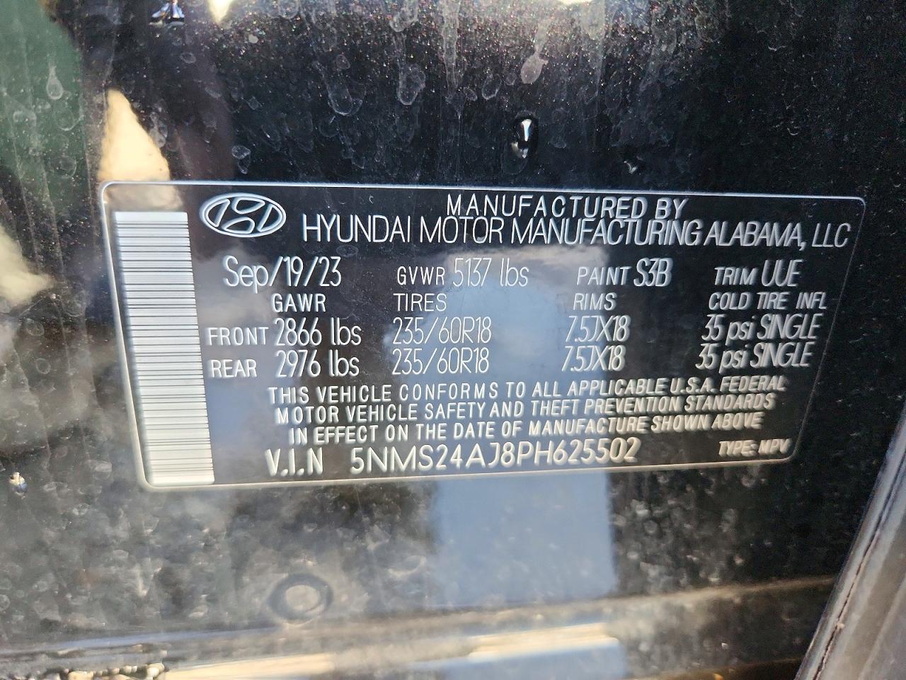 2023 HYUNDAI SANTA FE SEL photo 37