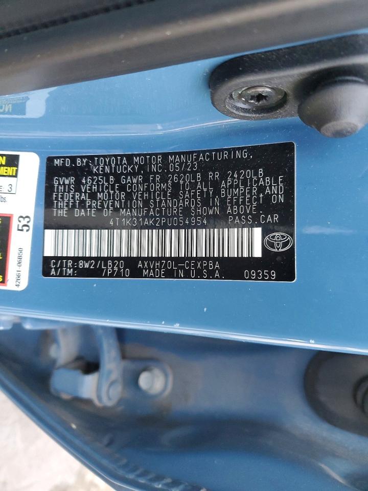 2023 TOYOTA CAMRY XSE photo 37