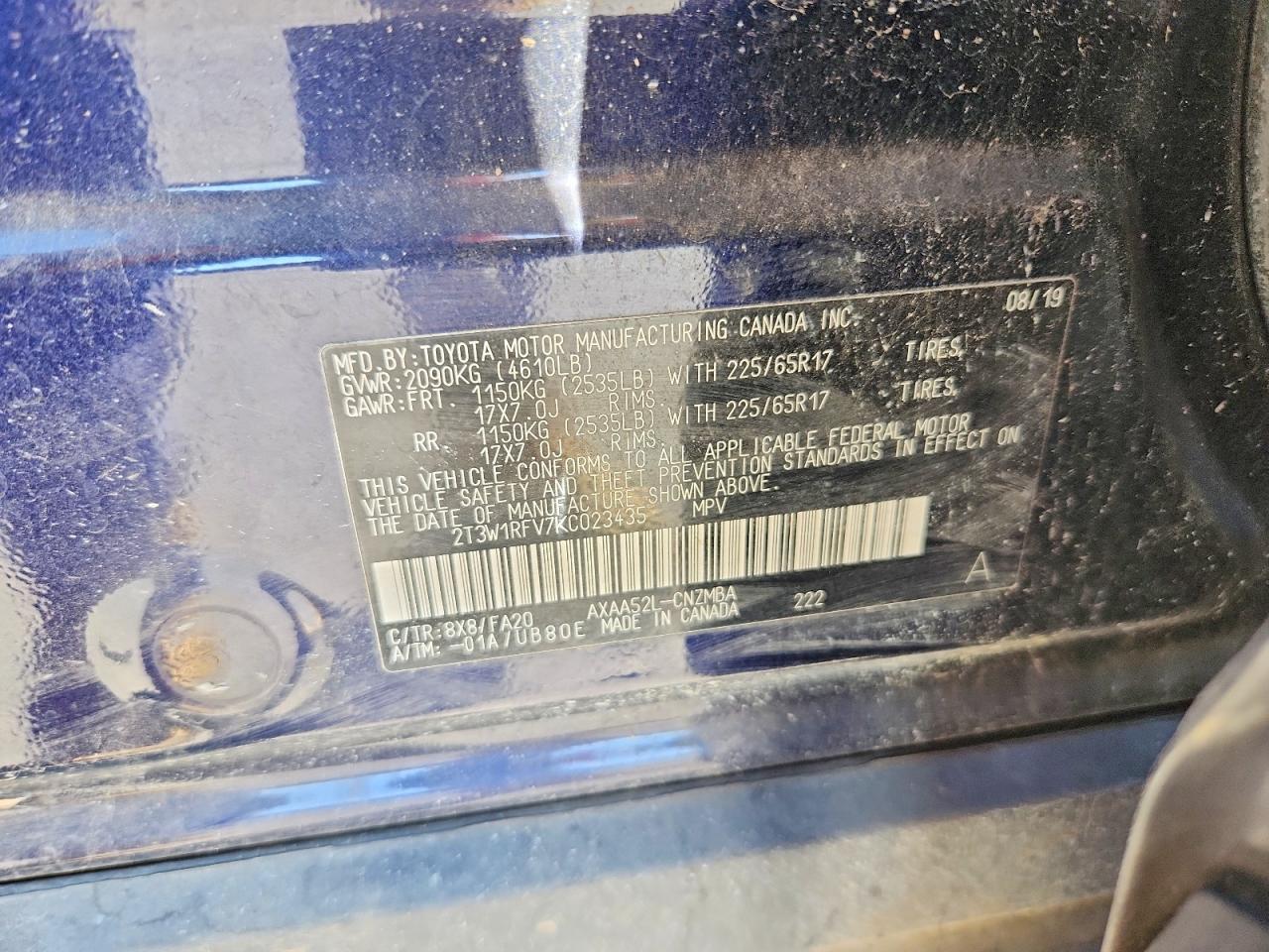 2019 TOYOTA RAV4 XLE photo 27