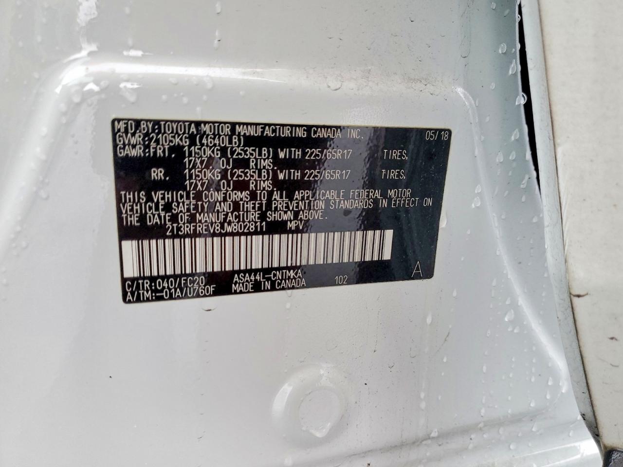 2018 TOYOTA RAV4 XLE photo 25
