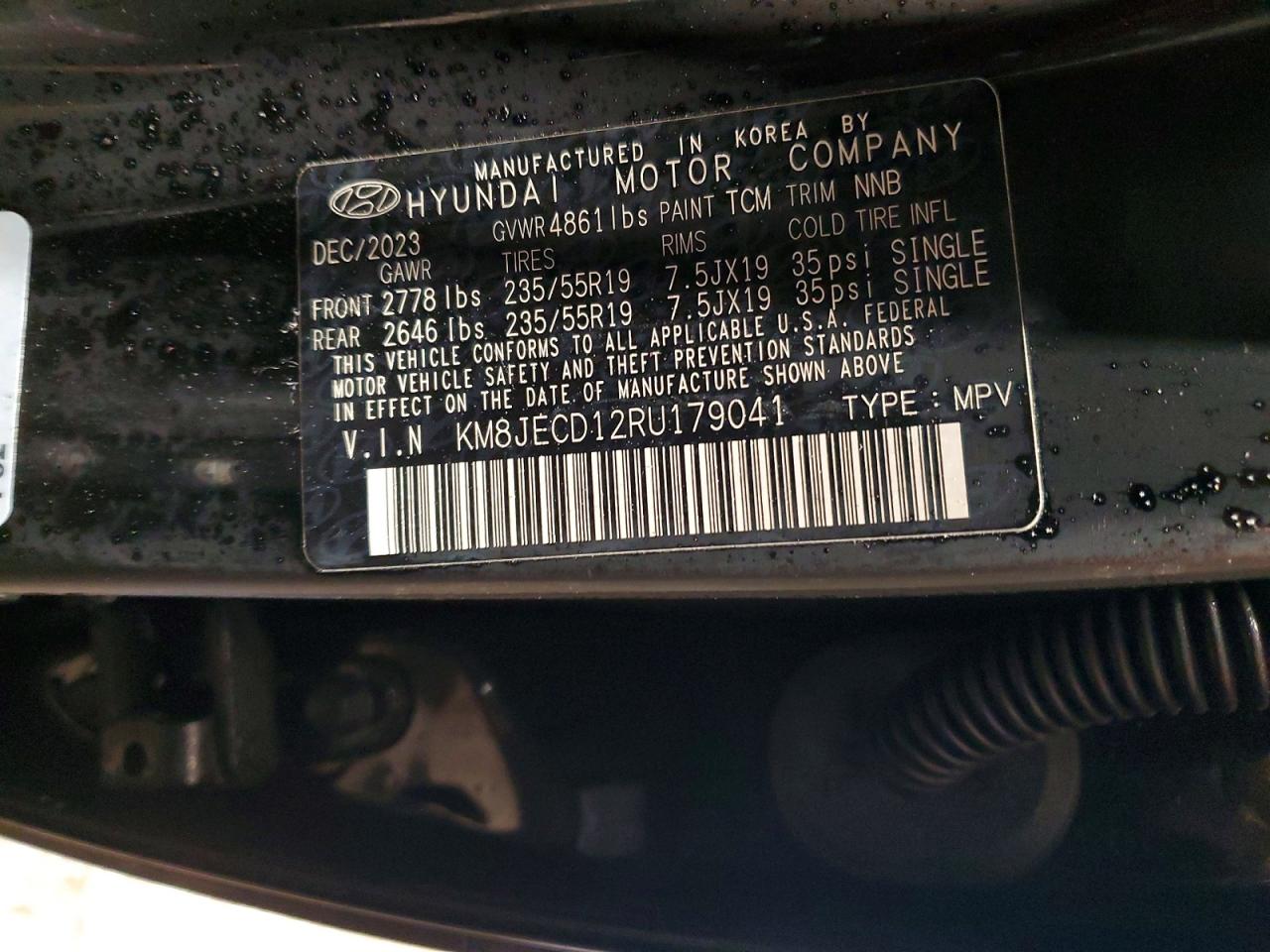 2024 HYUNDAI TUCSON LIMITED photo 13