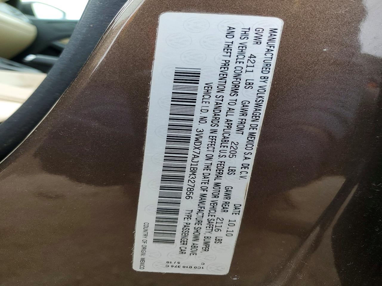 2011 VOLKSWAGEN JETTA SE photo 23