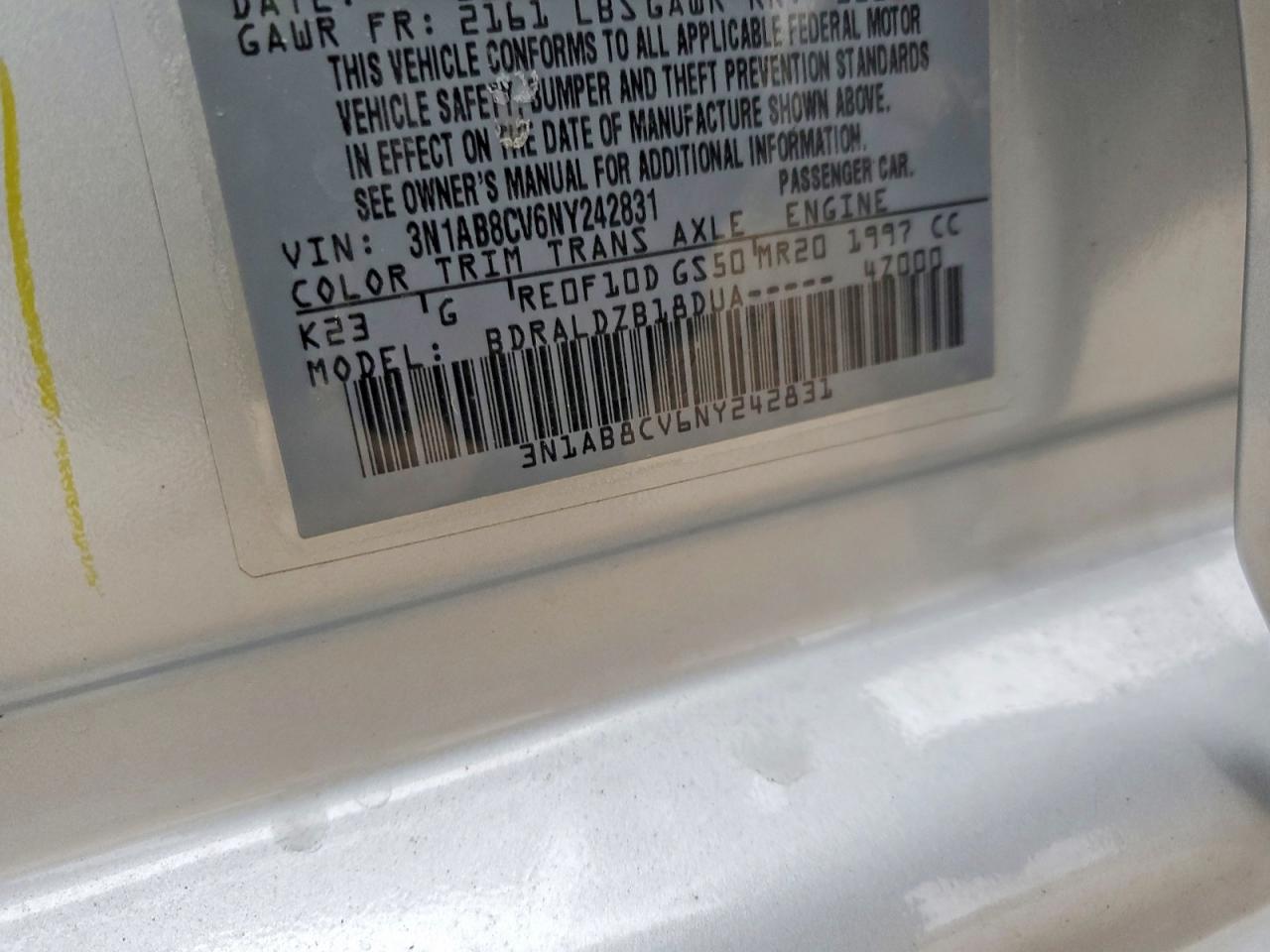 2022 NISSAN SENTRA SV photo 25