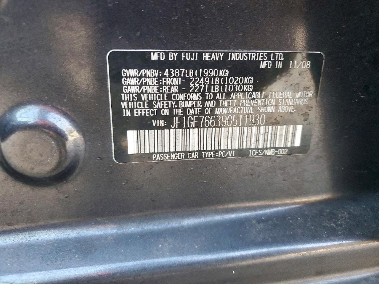 2009 SUBARU IMPREZA WRX photo 34
