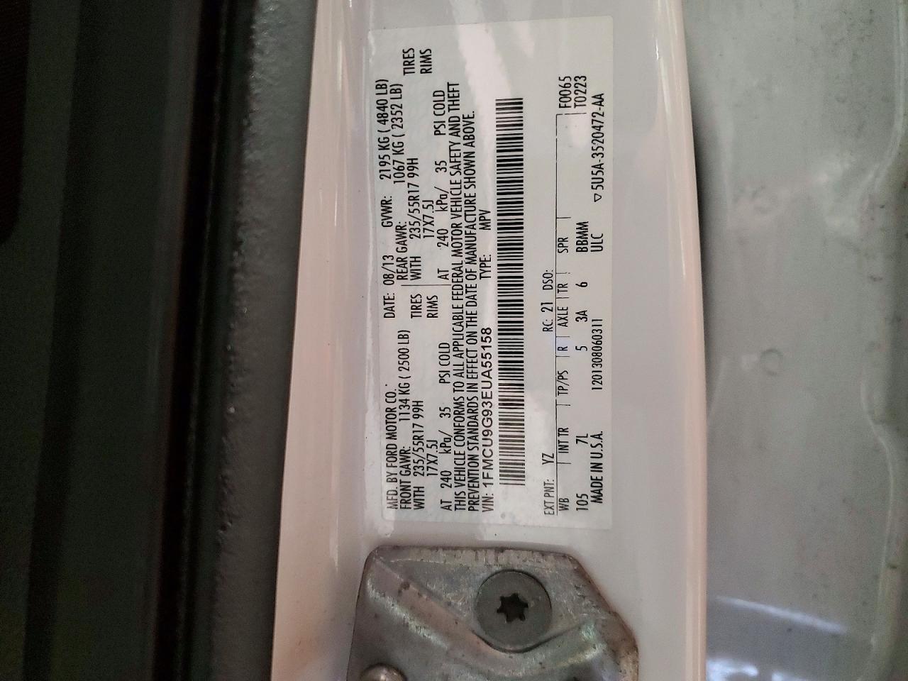 2014 FORD ESCAPE SE photo 13