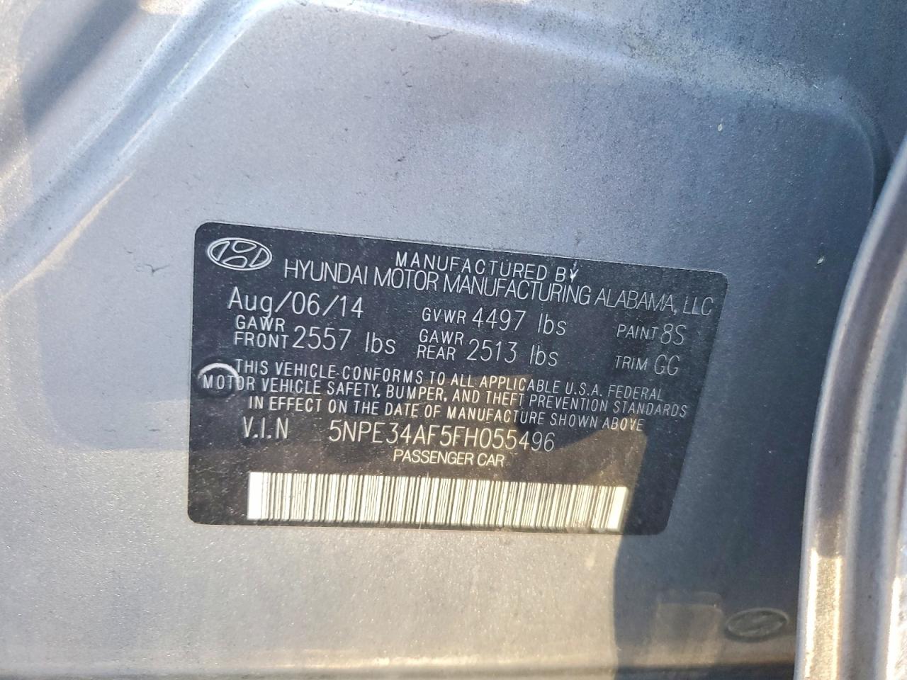 2015 HYUNDAI SONATA SPORT photo 37