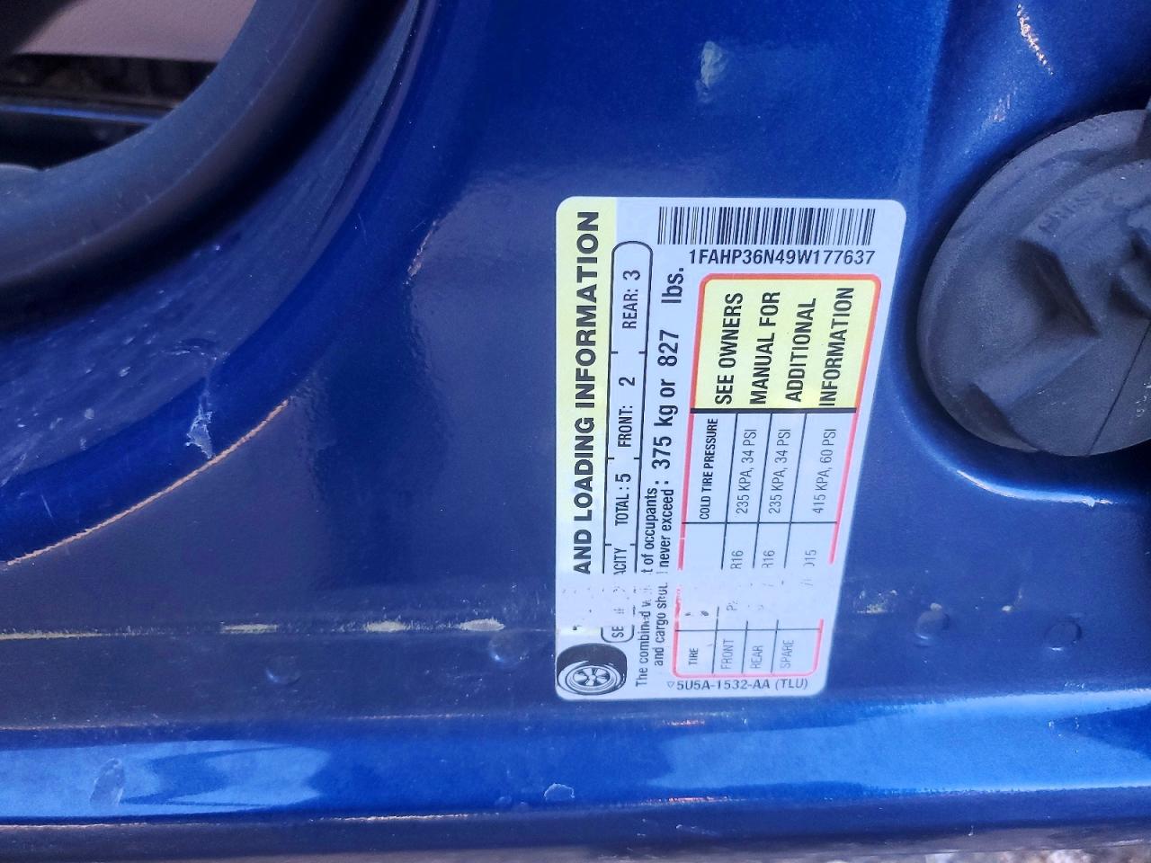 2009 FORD FOCUS SES photo 23