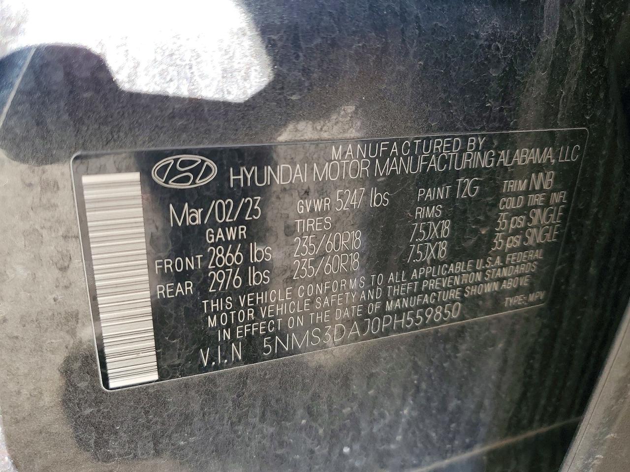 2023 HYUNDAI SANTA FE photo 13