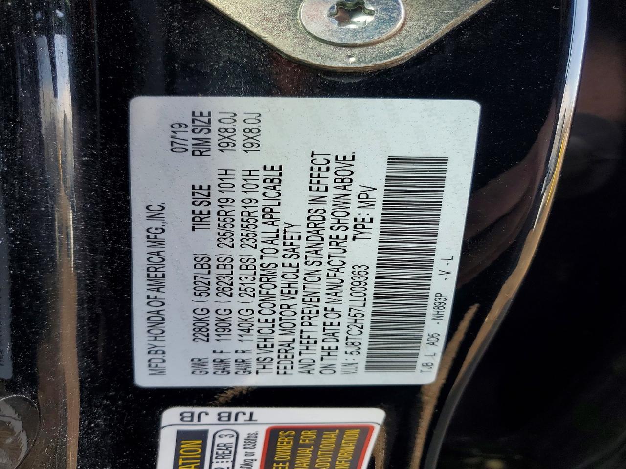 2020 ACURA RDX TECHNOLOGY photo 13