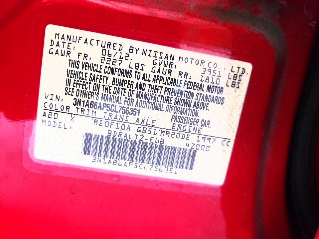 2012 NISSAN SENTRA 2.0 photo 34