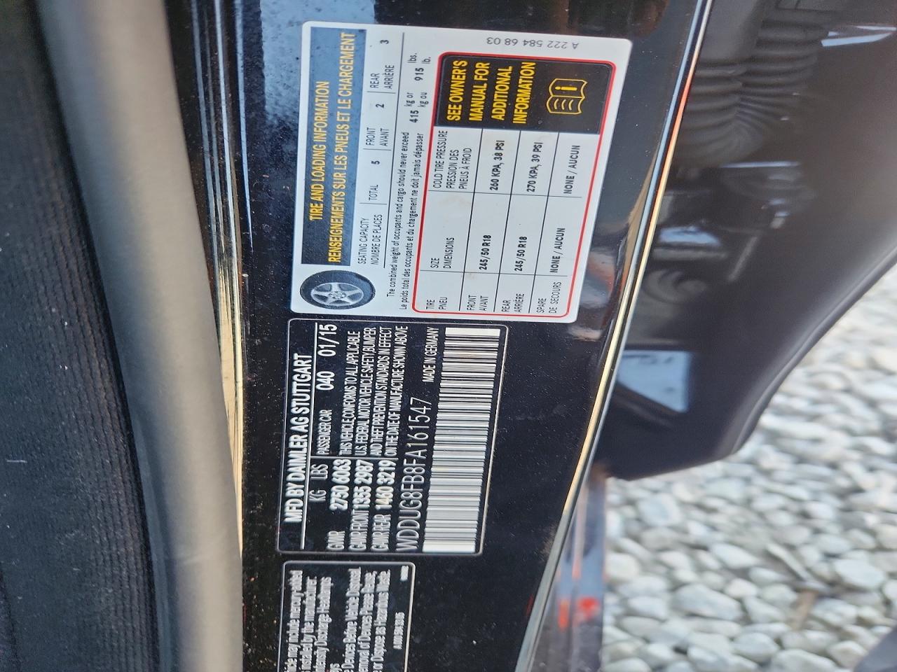 2015 MERCEDES-BENZ S 550 4MATIC photo 34