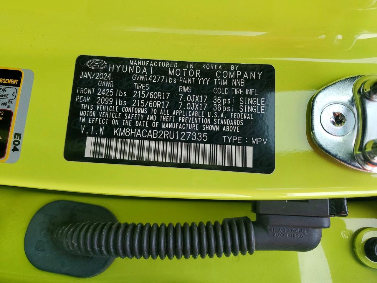 2024 HYUNDAI KONA SE photo 14