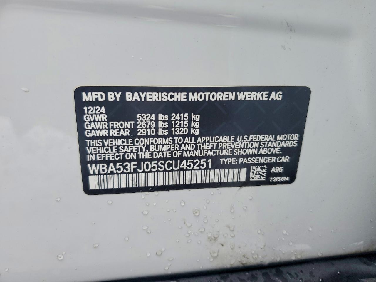 2025 BMW 530 XI photo 23