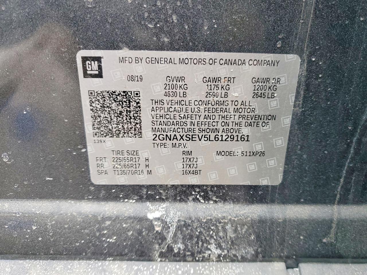 2020 CHEVROLET EQUINOX LS photo 25