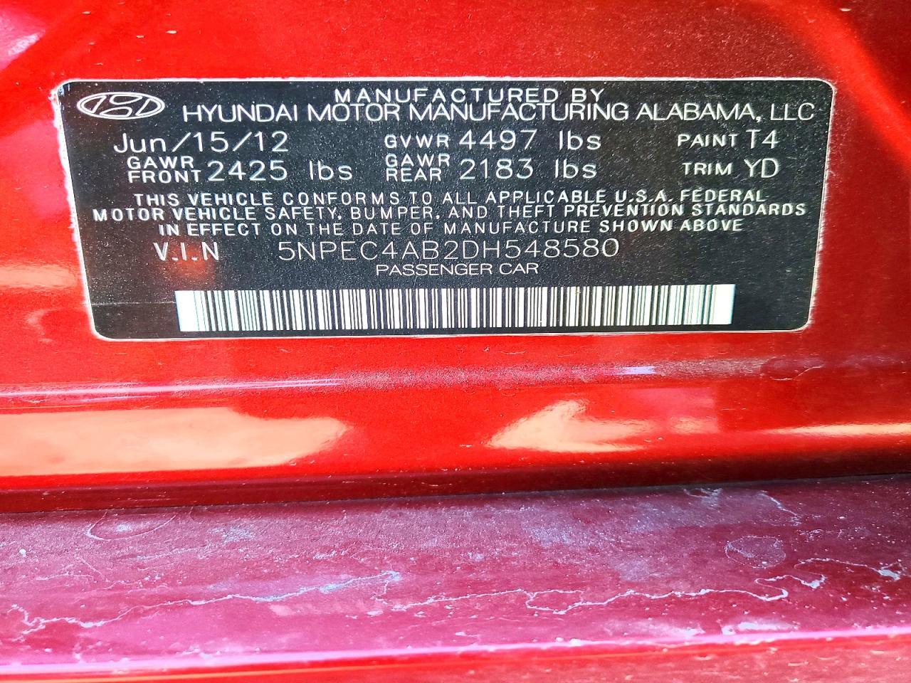 2013 HYUNDAI SONATA LIMITED 2.0T photo 23