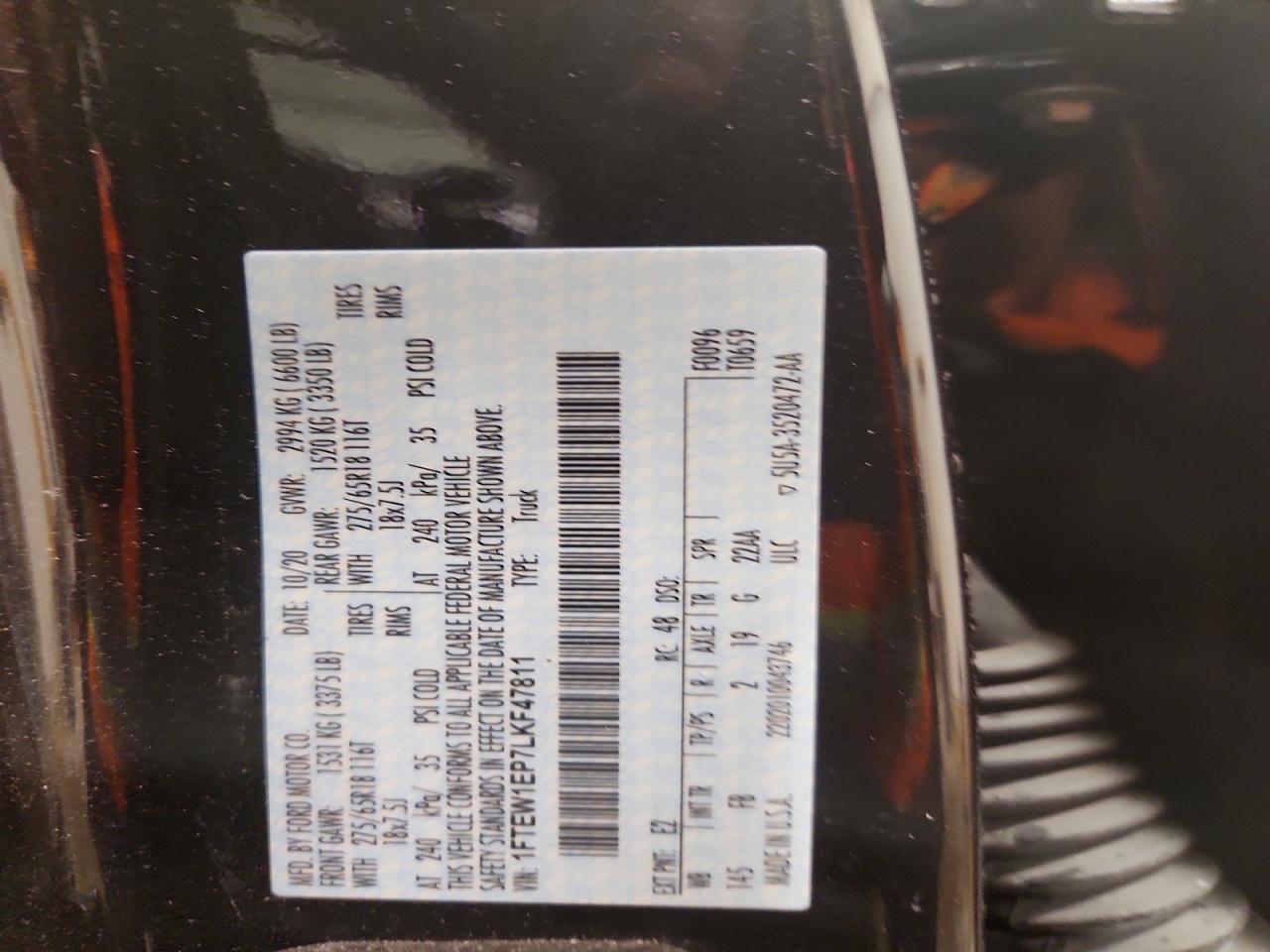 2020 FORD F150 SUPERCREW photo 23