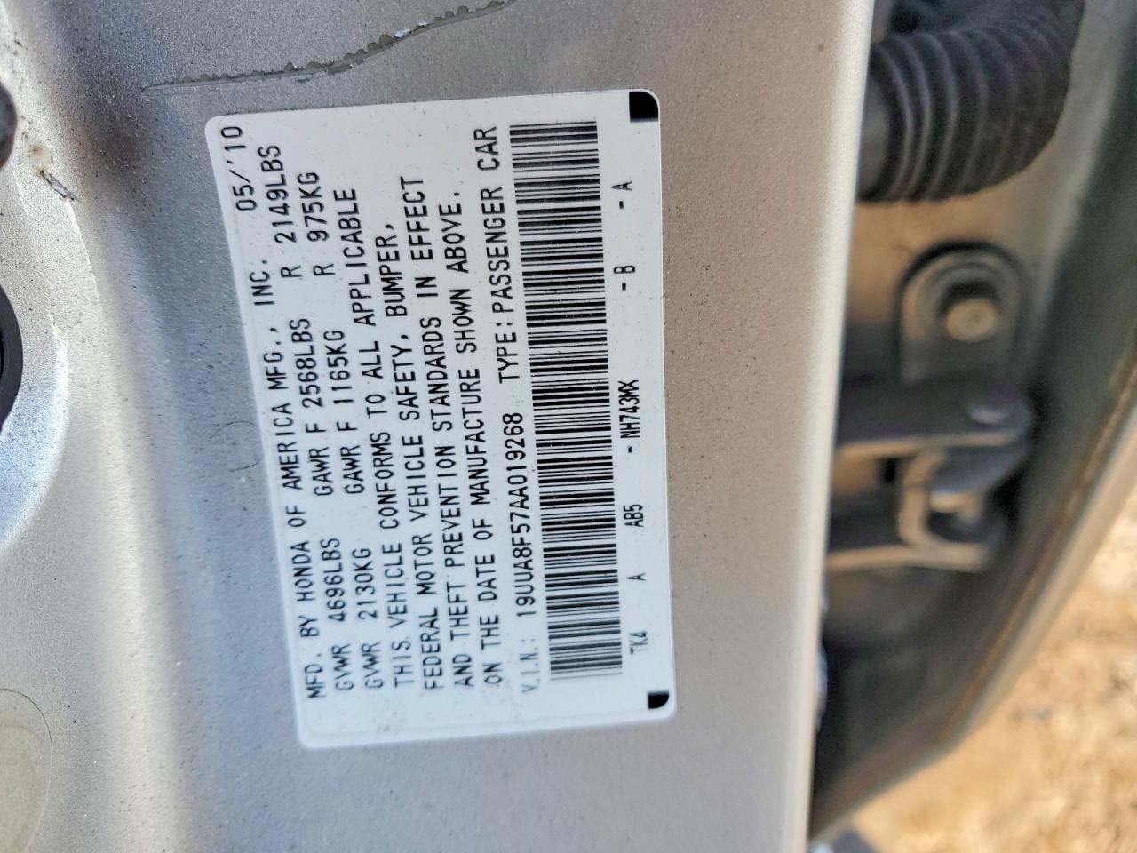 2010 ACURA TL photo 12