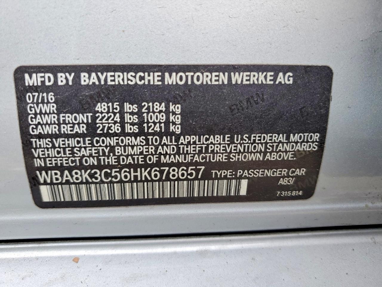 2017 BMW 330 XI photo 34