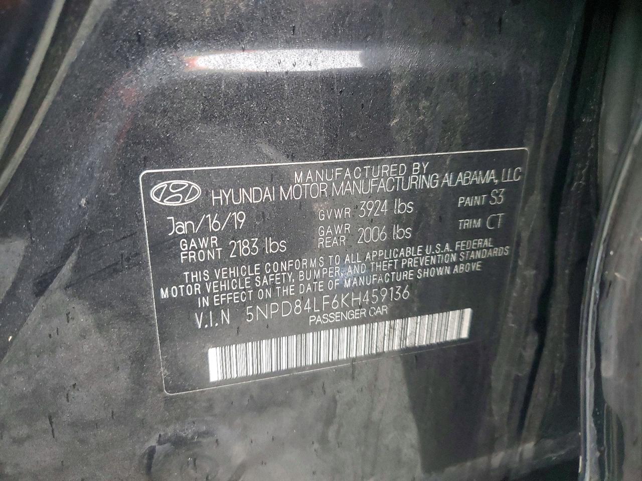 2019 HYUNDAI ELANTRA SEL photo 34