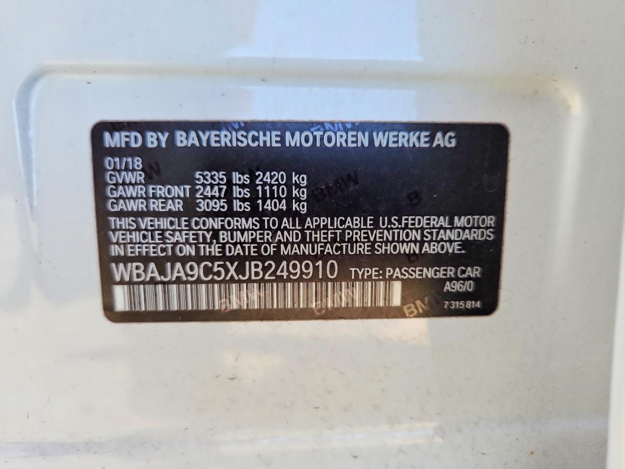 2018 BMW 530E photo 23