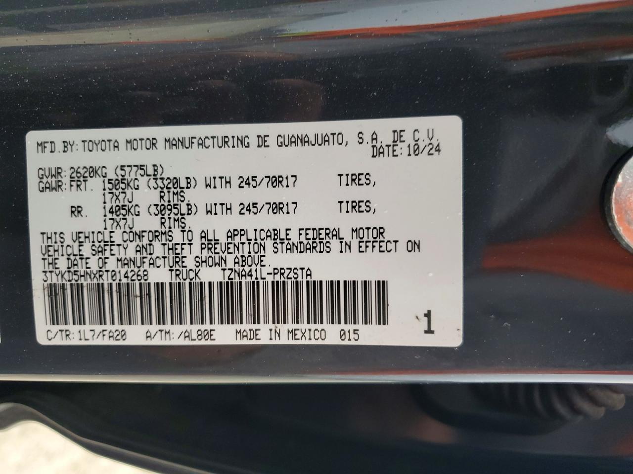 2024 TOYOTA TACOMA DOUBLE CAB photo 13
