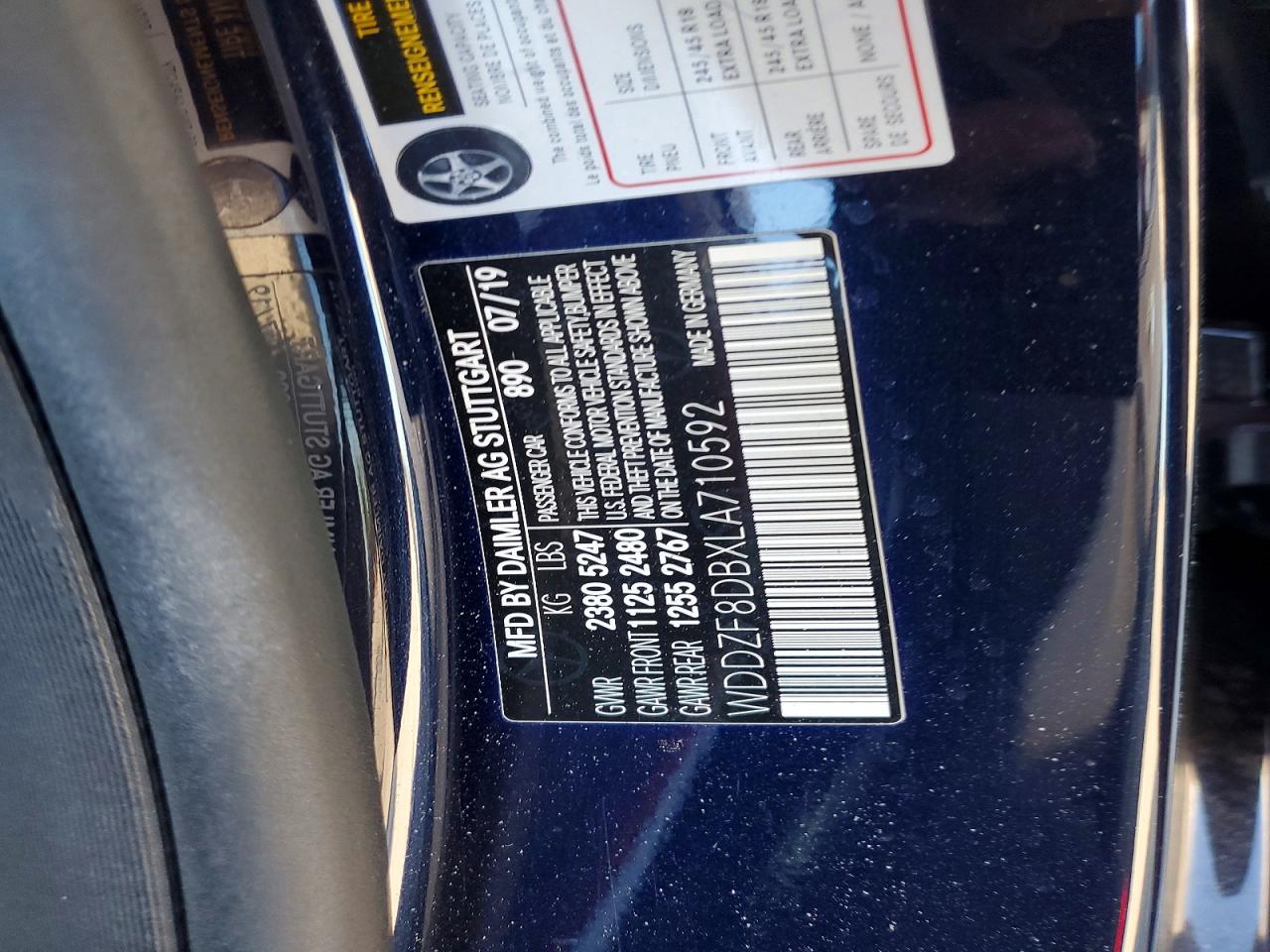 2020 MERCEDES-BENZ E 350 photo 12