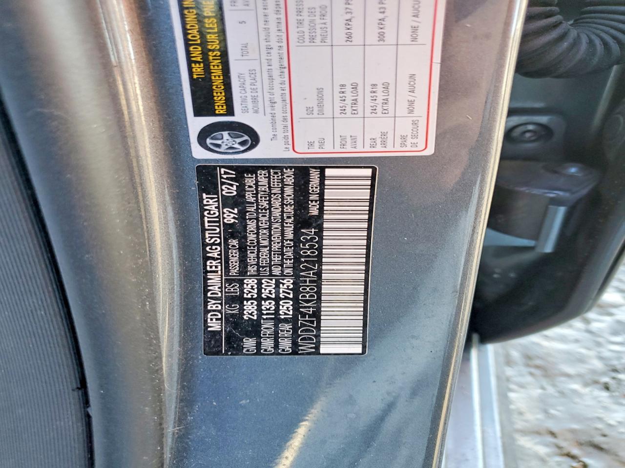 2017 MERCEDES-BENZ E 300 4MATIC photo 23