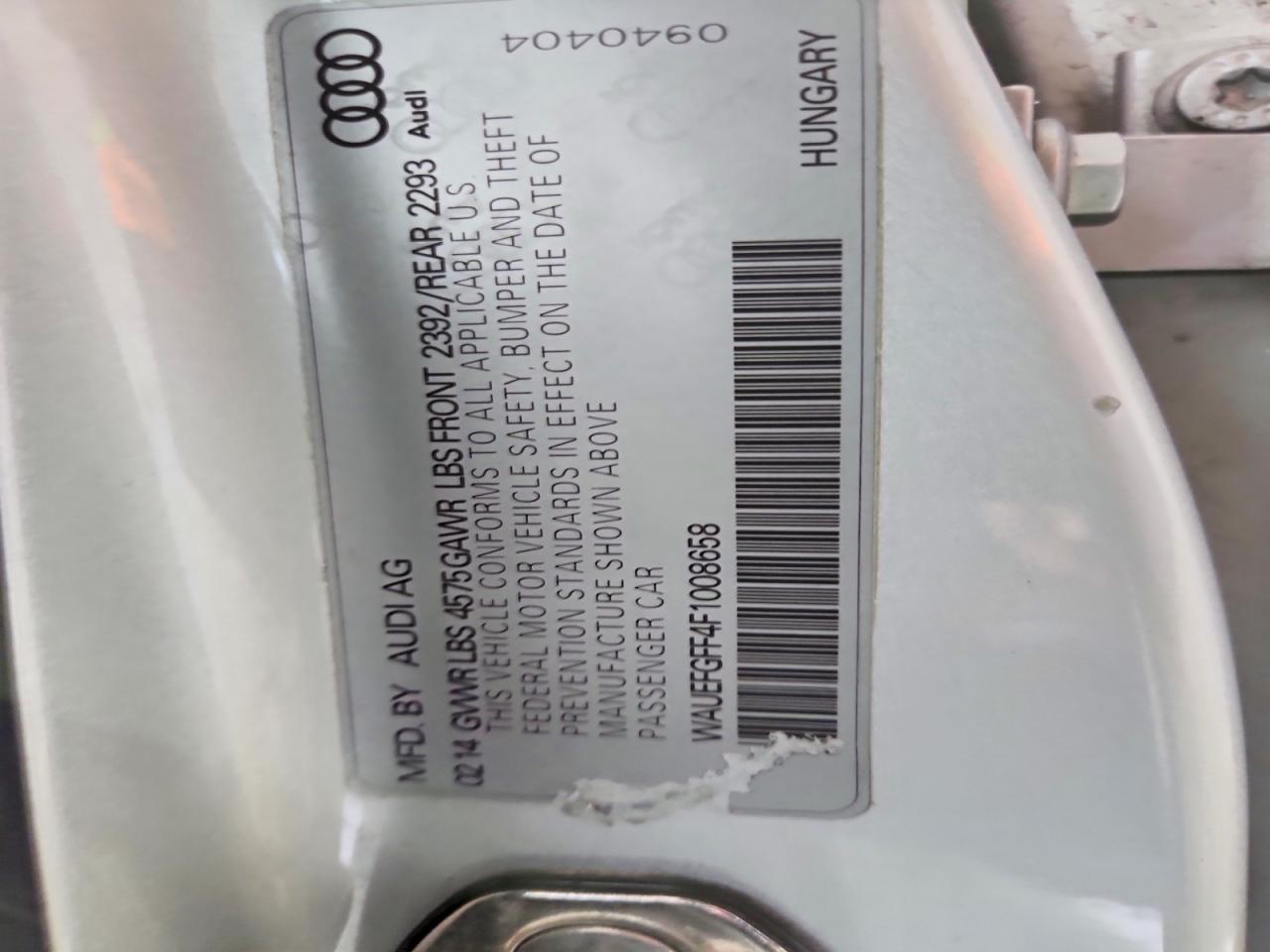 2015 AUDI A3 PREMIUM PLUS photo 12